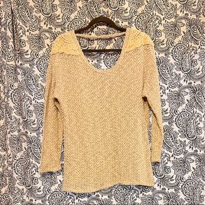 3/$20 Drop Back Sweater